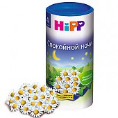 Hipp (Хипп) чай Спокойной ночи с 4месяцев, 200г, Domaco Dr.Med.Aufdermaur AG