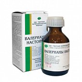 Валериана настойка, флакон 25мл, Тверская фармацевтическая фабрика