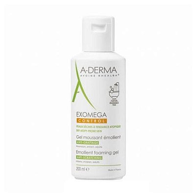 A-Derma Exomega Control (А-Дерма) гель для лица и тела смягчающий пенящийся 200мл