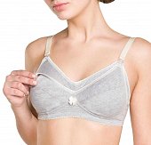 Бюстгальтер послеродовой Фэст 0233 размер 75C серый меланж, Аист предприятие ООО