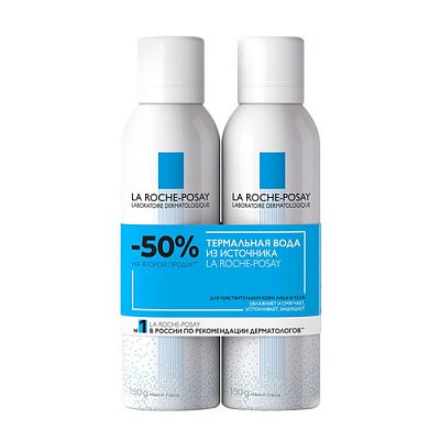 La Roche-Posay (Ля Рош Позе) набор: Термальная вода 150мл 2шт (-50% на 2-й)