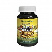 Animal Parade Омега3-6-9, капсулы для детей со вкусом лимона 90 шт, Natural Organics Laboratories, Inc.