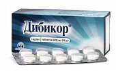Дибикор, таблетки 500мг, 60 шт, ПИК-ФАРМА