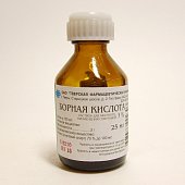 Борная кислота, раствор (спиртовой) для наружного применения 3%, флакон 25мл, Тверская фармацевтическая фабрика
