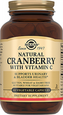 Solgar (Солгар) Натуральная клюква с витамином С, капсулы 60 шт БАД