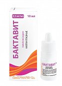 Бактавит, капли глазные 0,5мг/мл, флакон-капельница 5мл, Ромфарма ООО