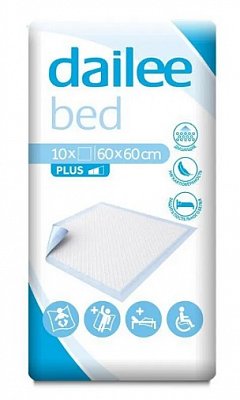 Dailee (Дайли) пеленки впитывающие 60х60см, 10шт