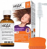 Нюда, раствор педикулицидный (от вшей и гнид), спрей 50мл, Г.Поль-Боскамп ГмбХ и Ко.КГ