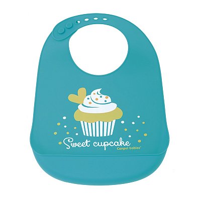 Canpol (Канпол) силиконовый нагрудник синий