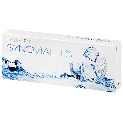 Гиалуформ-1-01, материал-гель 1% на основе гиалуроновой кислоты Синовиаль, шприц 2мл