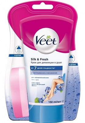 Veet (Вит) крем для депиляции в душе для чувствительной кожи, 150мл
