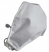 Маска медицинская многоразовая Эласма с тесьмой-завязкой с фиксатором вокруг головы белая, 1 шт, Тонус ОАО