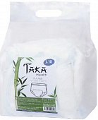 Health Taka (Хелс Така) подгузники-трусы для взрослых бамбуковые размер L, 10 шт, Sanmi Manufacturing Co., Ltd