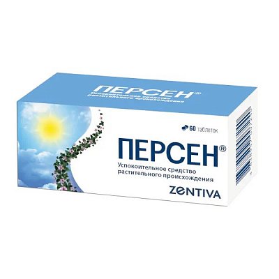 Персен, таблетки покрытые оболочкой, 60шт