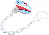 Курносики прищепка для пустышек с цепочкой Кораблик (19587), АМТ Трейд ООО