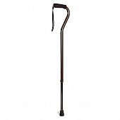 Трость AMCО45 телескопическая металлическая с центрированной рукояткой, черная, Амрус Энтерпрайзес