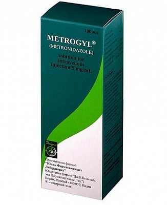 Метрогил, раствор для инфузий 5мг/мл, флакон 100мл