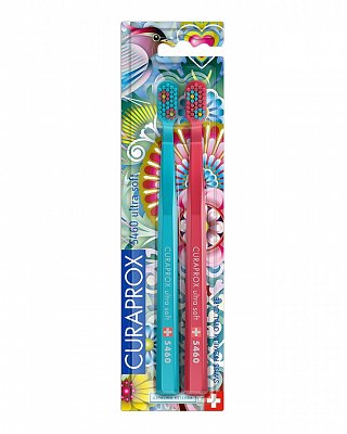 Curaprox (Курапрокс) Набор Зубных щеток CS5460/2 SUMMER1, 2 шт