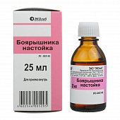 Боярышник настойка, флакон 25мл, Эколаб