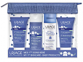 Урьяж (Uriage) набор: первый пенящийся крем 50мл+увлажняющее молочко 50мл+очищающая вода 100мл+термальная вода 50мл, Лаборатория Урьяж