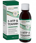 5-НТР+ Теанин и Витамины группы В сироп со вкусом малины, 150мл_БАД, Грин Сайд ООО