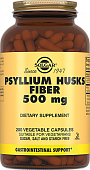 Solgar (Солгар) Псиллиум пищевые волокна 500мг, капсулы 200 шт БАД, Солгар