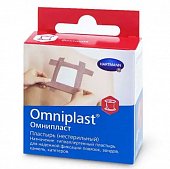 Paul Hartmann (Пауль Хартманн) пластырь Омнипласт текстильный 1,25 см х 5м 1 шт, 900530, Пауль хартман