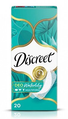 Discreet (Дискрит) прокладки Део Водная лилия 20шт