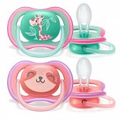 Avent (Авент) пустышка силиконовая Ultra Air с 18 месяцев 2 шт (SCF349/12), Philips Consumer Lifestyle B.V.
