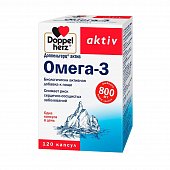 Doppelherz (Доппельгерц) Актив Омега-3, капсулы 800мг, 120 шт БАД, Квайссер Фарма ГмбХ и Ко. КГ