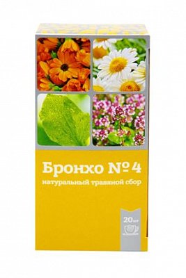 Сбор Бронхо Био травяной, фильтр-пакеты 2г, 20 шт БАД