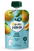 Фрутоняня пюре груша, 90г, Прогресс МГП