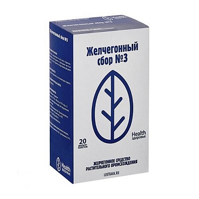Сбор Желчегонный №3, фильтр-пакеты 2г, 20 шт