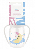 Lubby (Лабби) бутылочка с ручкой силиконовая соска Just lubby с рождения, 125мл, Компания и К, ООО