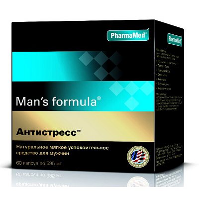 Man's Formula (Мен-с Формула) Антистресс, капсулы, 60 шт БАД