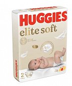 Huggies (Хаггис) подгузники EliteSoft 2, 4-6кг 82 шт, Кимберли Кларк