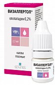 Визаллергол, капли глазные 0,2%, флакон 2,5мл, Сентисс Фарма Пвт.Лтд.