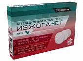 Антацидный комплекс Изжоганет, таблетки с мятным вкусом 600мг, 20 шт БАД, Грин Сайд ООО