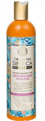 Натура сиберика Облепиха бальзам для нормальных и жирных волос, 400мл