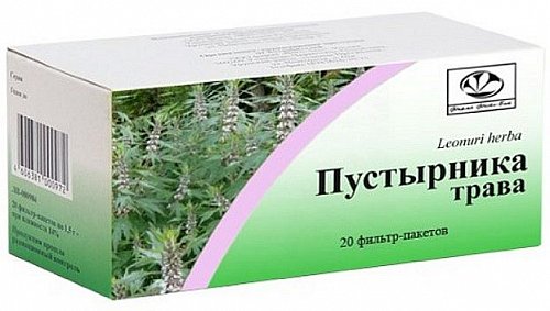 Пустырника трава, фильтр-пакеты 1,5г, 20 шт
