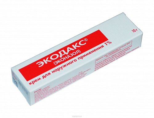 Экодакс, крем для наружного применения 1%, 10г