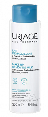 Uriage (Урьяж) молочко для лица очищающее для снятия макияжа, 250мл