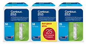 Тест-полоски Contour plus (Контур плюс), 2 х50 шт+ 1 х25шт, Асцензия Диабитис Кеа Холдингс АГ