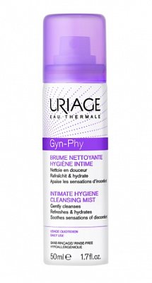 Uriage Gyn-Phy (Урьяж) дымка-спрей для интимной гигиены очищающий 50 мл