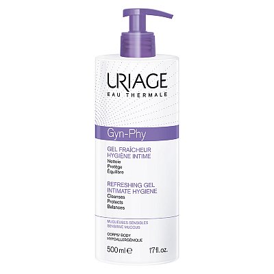Uriage Gyn-Phy (Урьяж) гель освежающий для интимной гигиены, 500 мл