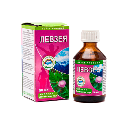 Левзея, раствор для приема внутрь, флакон 50мл БАД