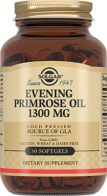 Solgar (Солгар) Масло Примулы вечерней 1300мг, капсулы 1787мг, 30 шт БАД