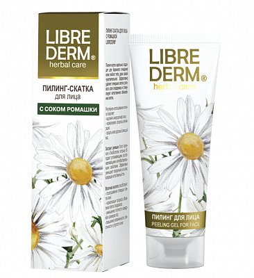 Librederm (Либридерм) пилинг-скатка для лица с соком ромашки, 75мл