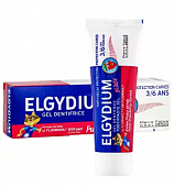 Elgydium (Эльгидиум) паста-гель для детей 3-6 лет Kids Fresh Strawberry, 50 мл, Пьер Фабр Медикамент Продакшн
