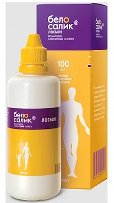 Белосалик лосьон, раствор для наружного применения флакон 100мл